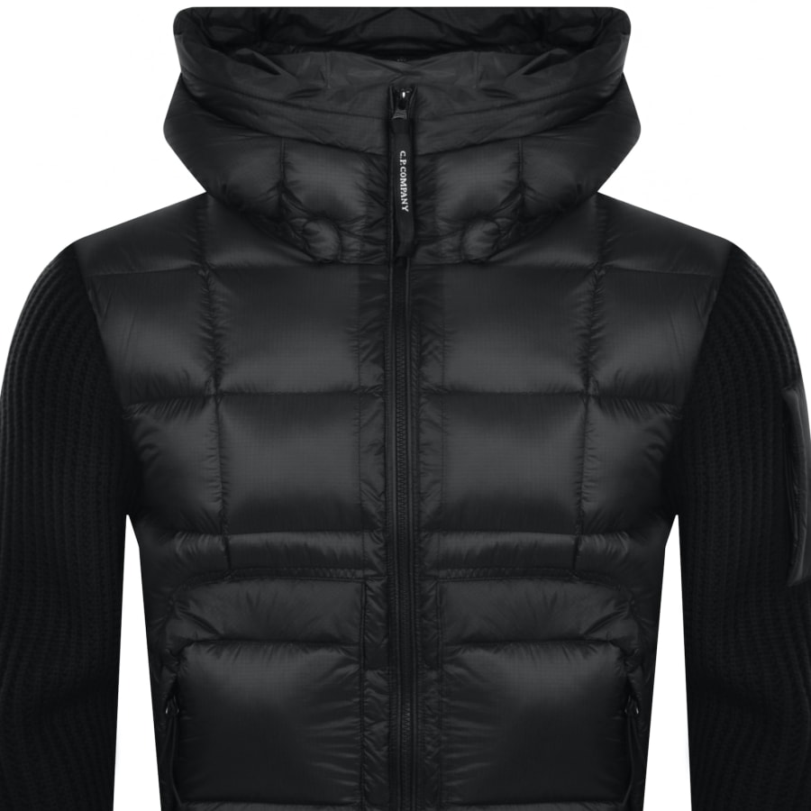 CP Company Knitwear DD Shell Jacket Black Mainline Menswear United States